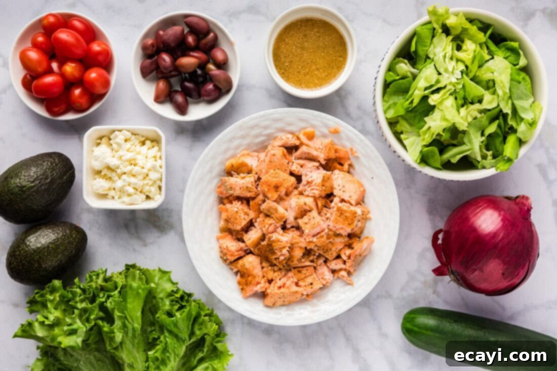 Fresh Salmon Medley 4 Ingredients for Salmon Salad