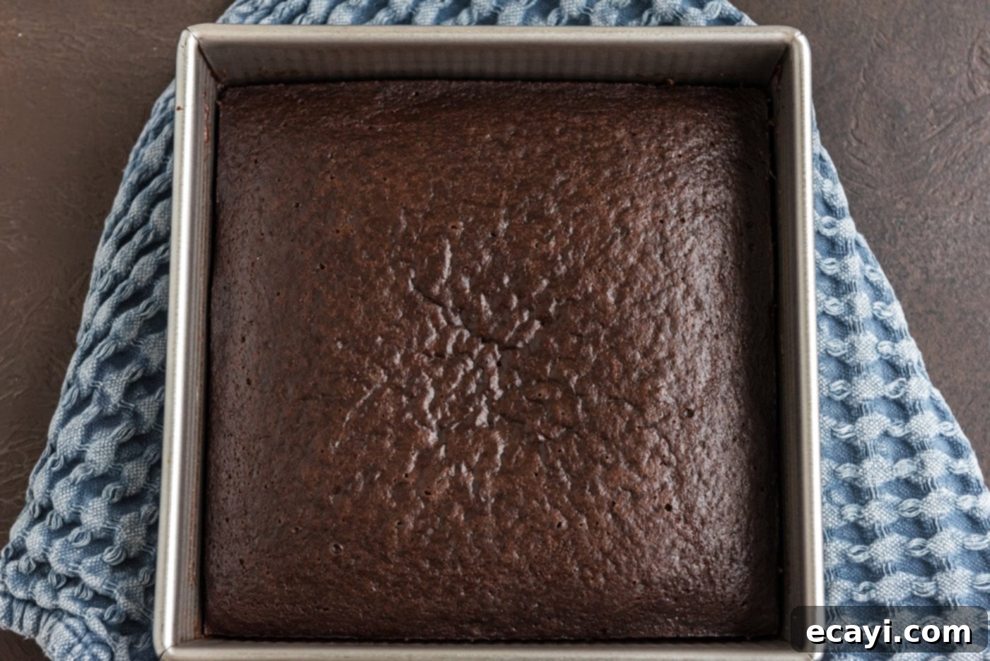 Miracle Mix Cake 13 baked chocolate wacky cake