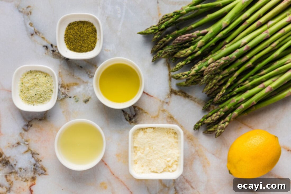 Bright Lemon Asparagus 4 Ingredients for Lemon Asparagus