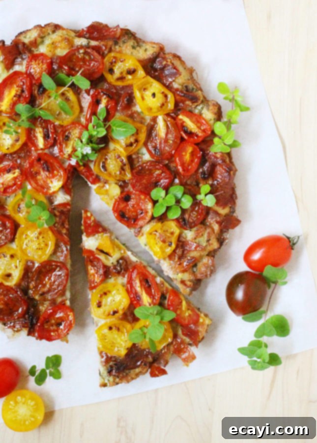 Golden Bread Frittata with Burst Cherry Tomatoes and Crispy Prosciutto 3 Frittata di Pane (Bread Frittata) with Broiled Cherry Tomatoes and Prosciutto // FoodNouveau.com