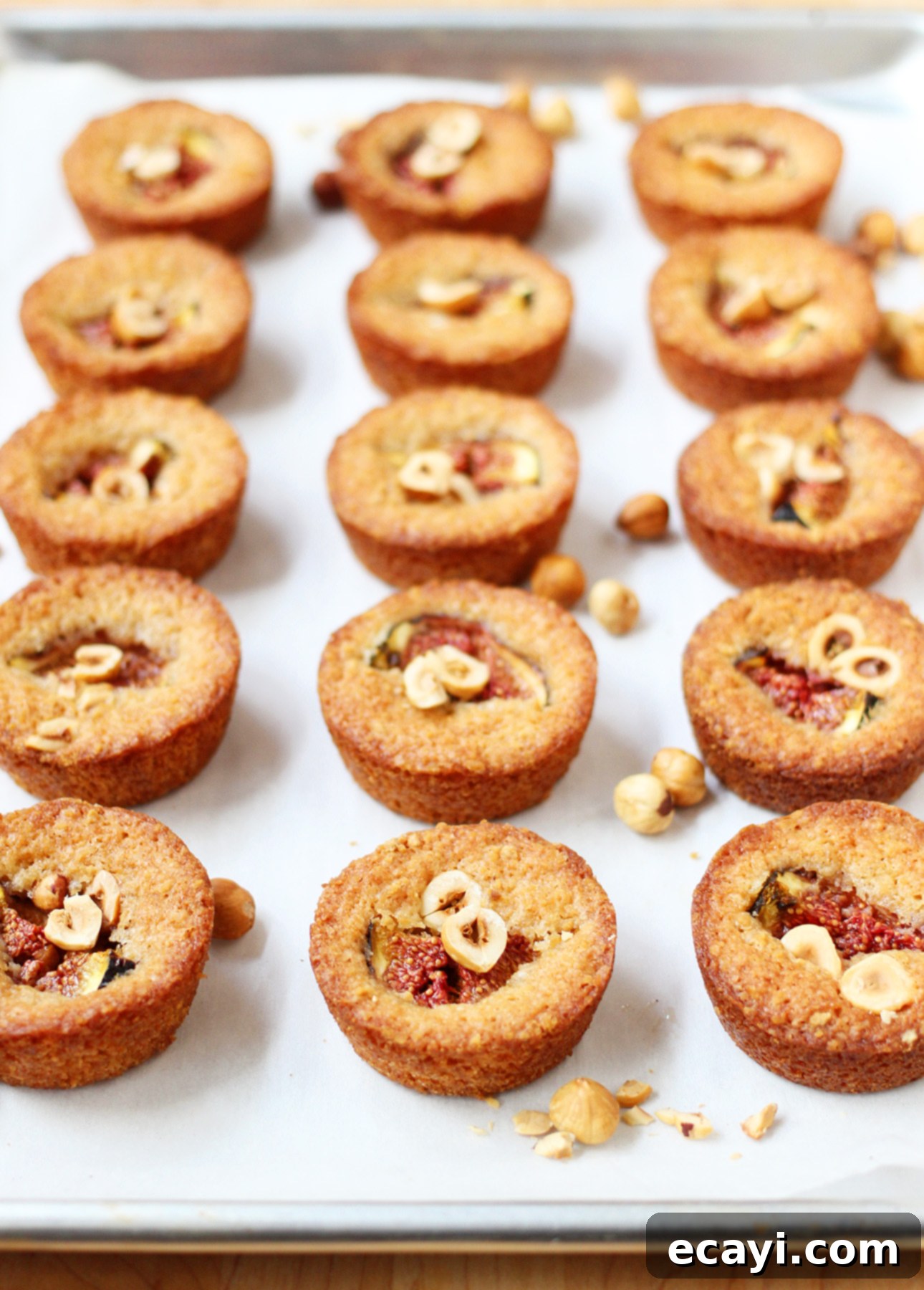 Maple-Kissed Fig and Hazelnut Bites 5 Maple-Roasted Fig and Hazelnut Financiers // FoodNouveau.com
