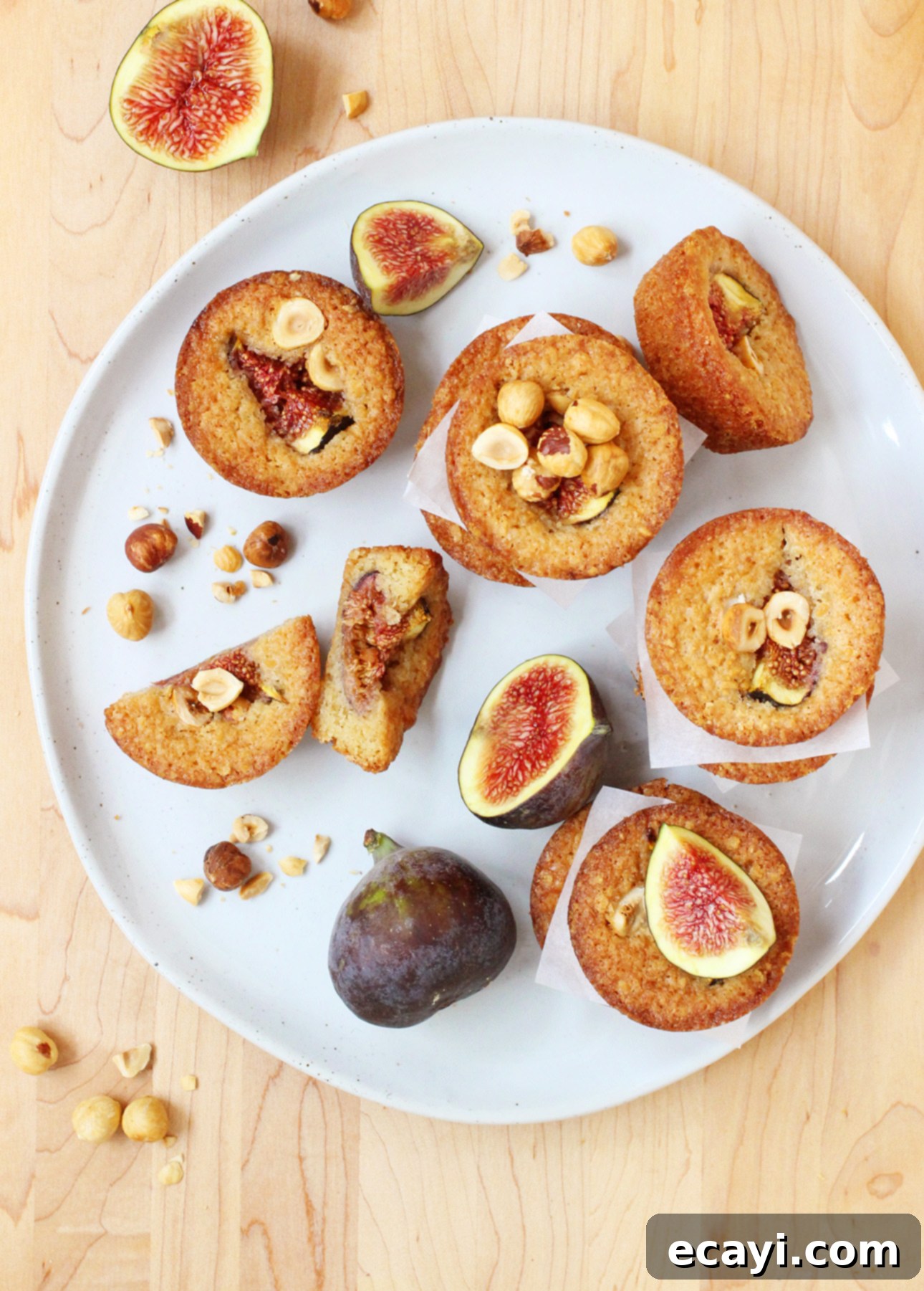 Maple-Kissed Fig and Hazelnut Bites 6 Maple-Roasted Fig and Hazelnut Financiers // FoodNouveau.com