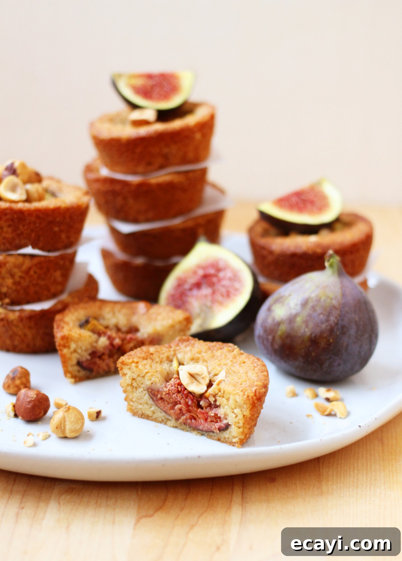 Maple-Kissed Fig and Hazelnut Bites 7 Maple-Roasted Fig and Hazelnut Financiers // FoodNouveau.com