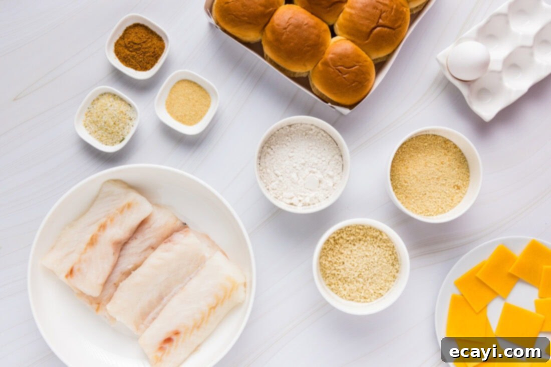 Crispy Fish Sliders 4 Ingredients for Fish Sliders