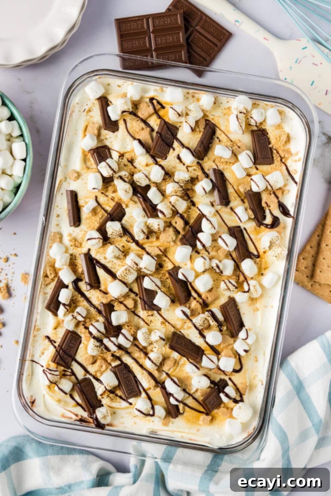 S'mores Lasagna 2 Pan of S'mores Lasagna