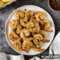 Zesty Lemon Broiled Shrimp 8 Plate of Broiled Shrimp