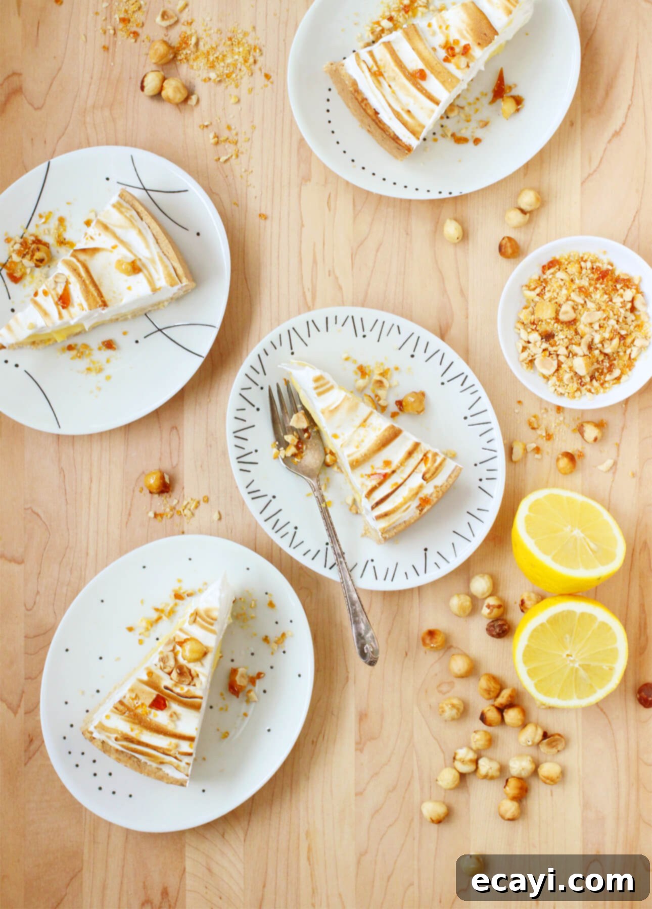Ultimate Lemon Meringue Pie Simple Press-In Crust 9 How to Make a Perfect Lemon Meringue Pie: This Lemon Meringue Pie recipe will create a truly memorable dessert: the easy, cookie-like hazelnut crust combined with the zesty filling and creamy Italian meringue will delight all fans of this classic dessert. Helpful tips and how-to video included! // FoodNouveau.com