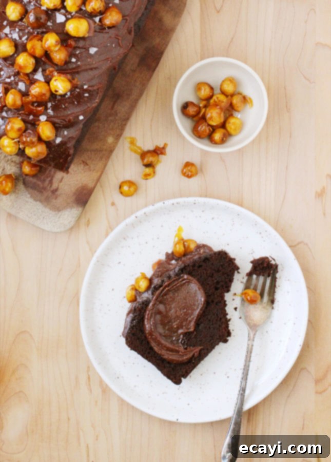 Decadent Chocolate Loaf with Gianduja Ganache 9 Chocolate Loaf Cake with Gianduja Ganache and Caramelized Hazelnuts // FoodNouveau.com