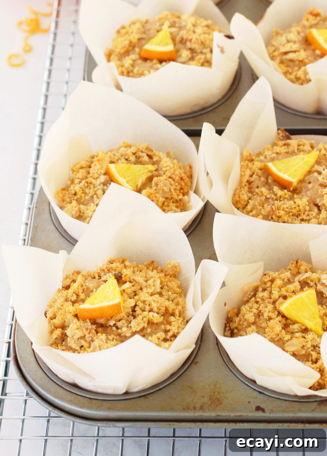 Zesty Whole Orange Maple Oat Muffins 4 Tasty, Healthy & Dairy-Free: Whole Orange and Maple Oatmeal Muffins // FoodNouveau.com