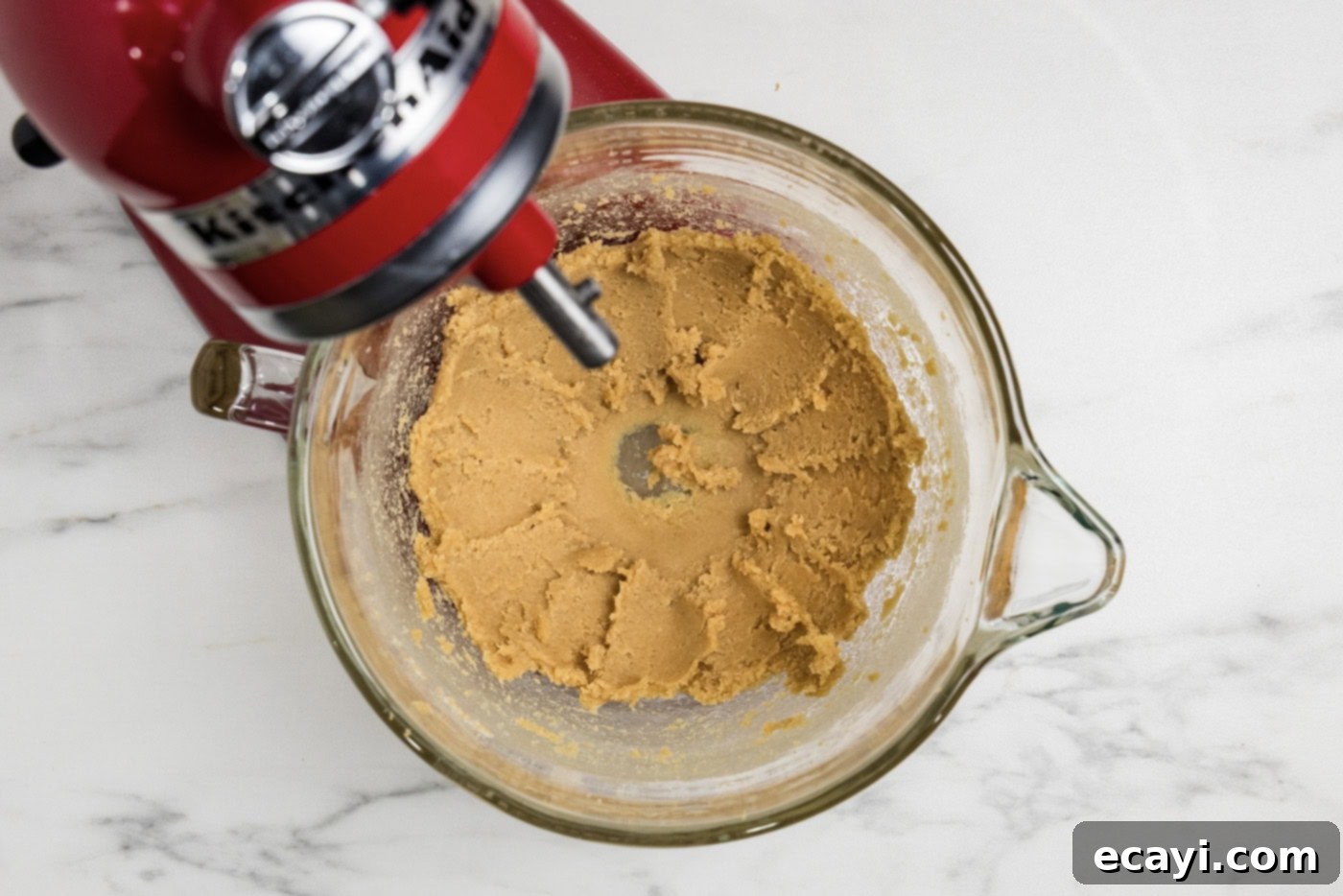 Spiced Pumpkin Banana Loaf 7 butter and brown sugar beaten in a stand mixer