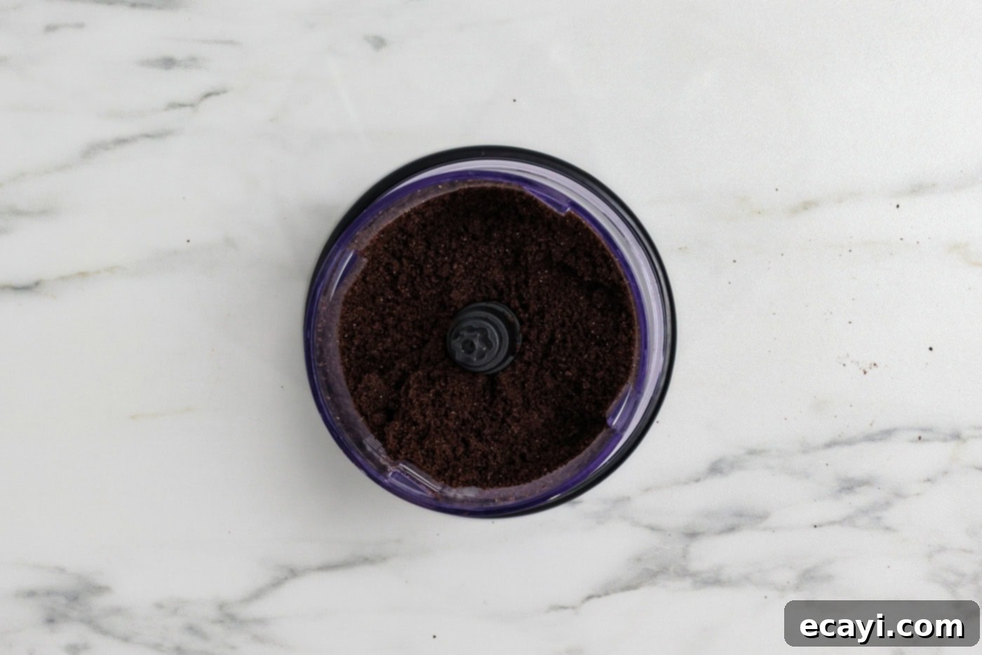 Graveyard Crumble Cups 8 Oreo cookies blitzed in a food processor