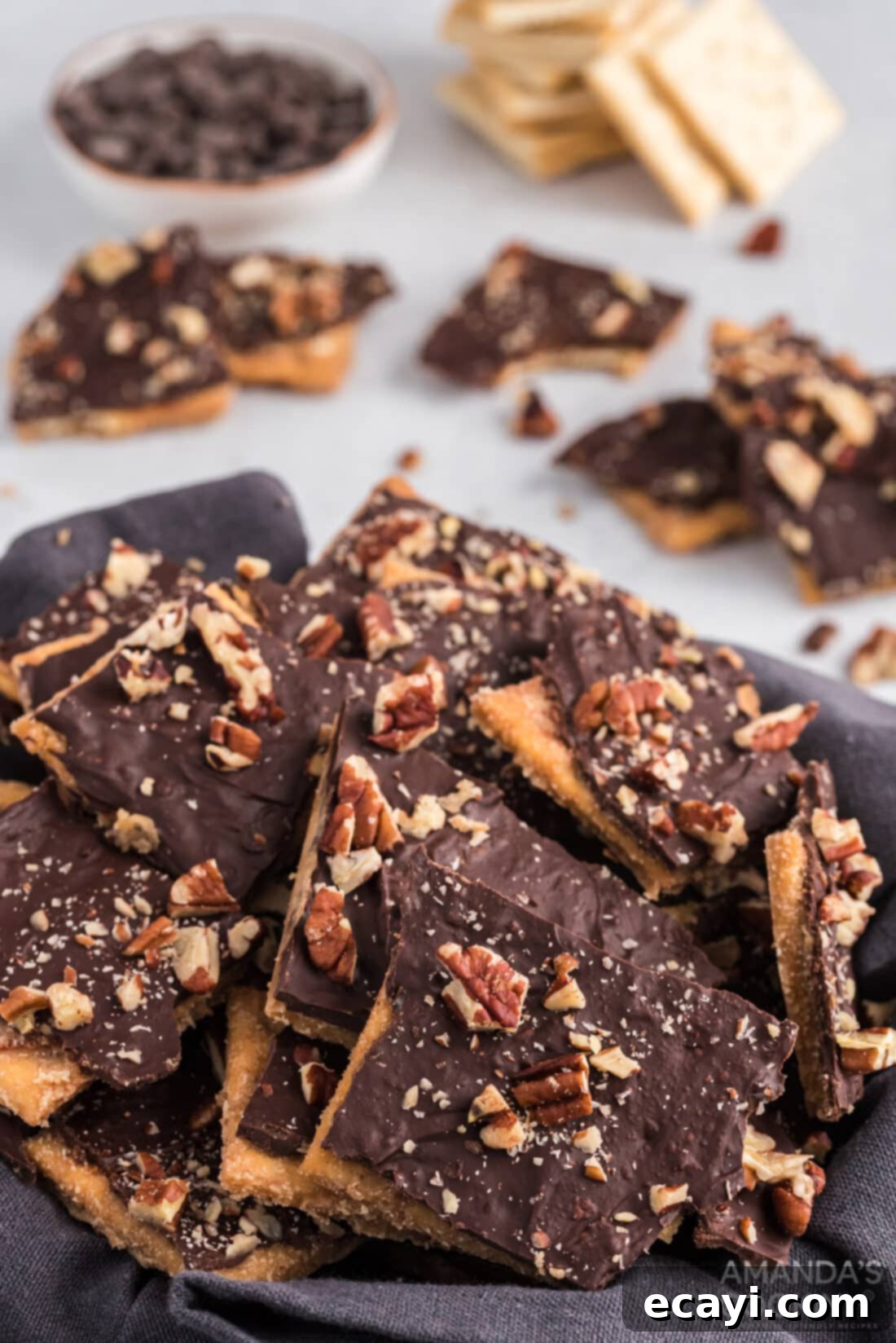 Salty Sweet Toffee Crunch 14 Saltine Toffee