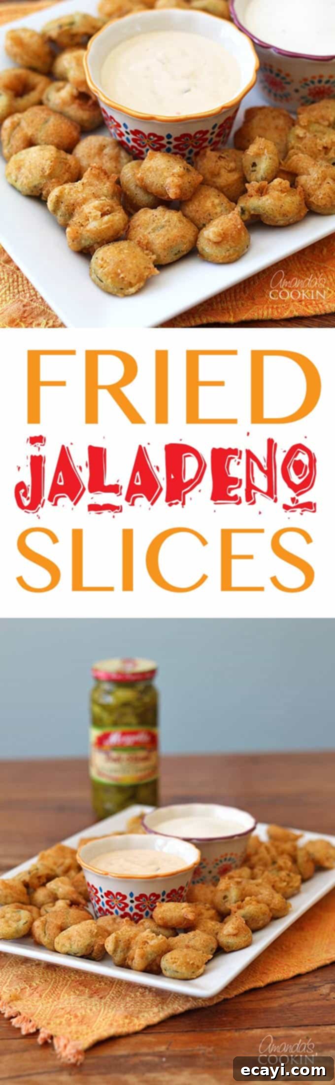 Crispy Fried Jalapeno Bites 9 Photos of a plate of crispy fried jalapeno slices.