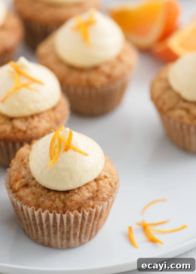 Spiced Vegan Carrot Delights 3 Vegan Carrot Cupcakes // FoodNouveau.com