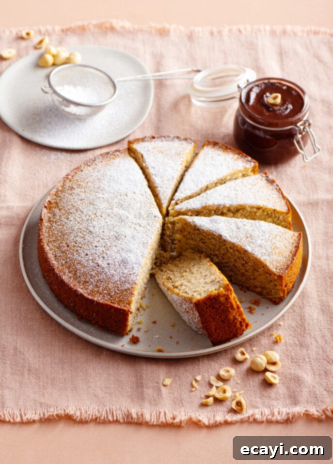 Classic Italian Hazelnut Torte 9 Torta di Nocciole (Italian Hazelnut Cake) – a rustic, elegant dessert