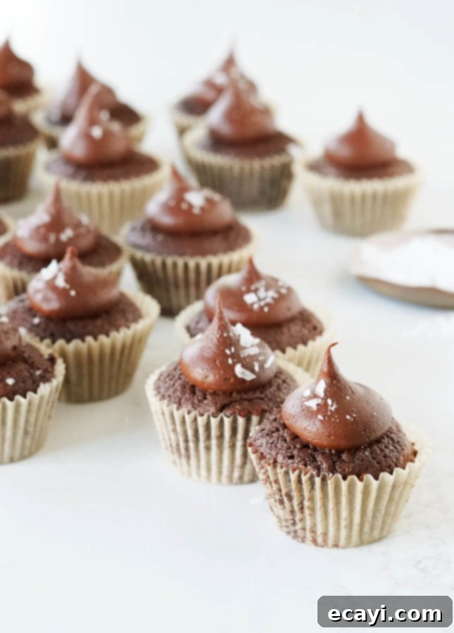 Salted Fudge Brownie Pops 5 Brownie Bites with Salted Fudge Frosting // FoodNouveau.com