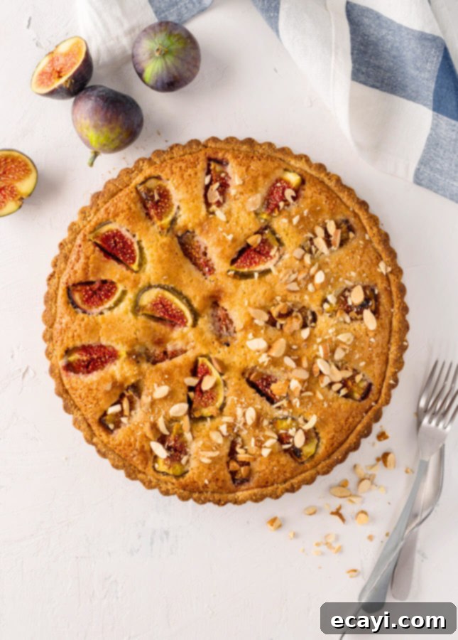 Honey-Glazed Fig and Almond Tart 2 Honeyed Fig Frangipane Tart // FoodNouveau.com