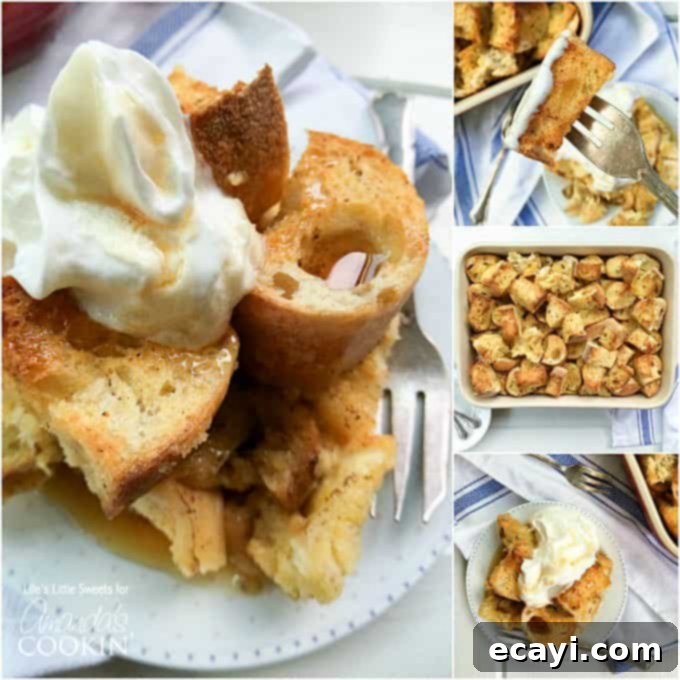 Overnight French Toast Bake 7 A collection of pictures of french toast casserole.