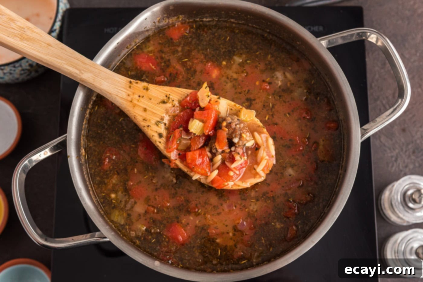Hearty Sausage Orzo Soup 10 spoonful of sausage orzo soup