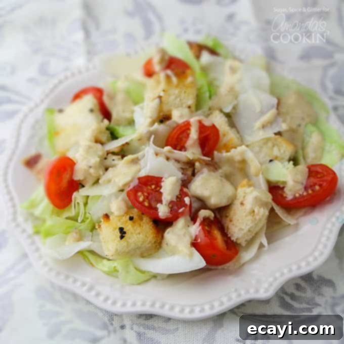 Bright Tomato Caesar Salad 3 Tomato Caesar Salad