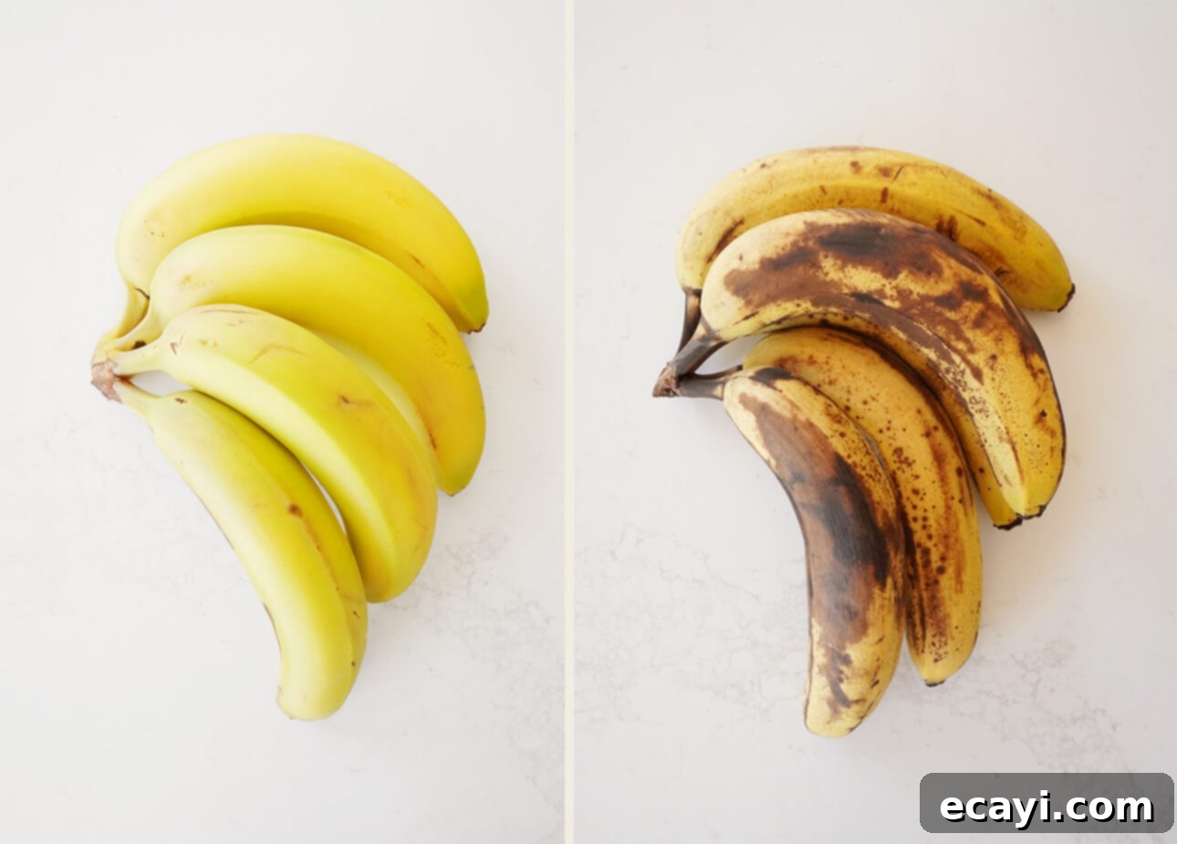 The Secret to Ultimate Banana Bread 5 How to know if bananas are ripe enough to make perfect banana bread // FoodNouveau.com