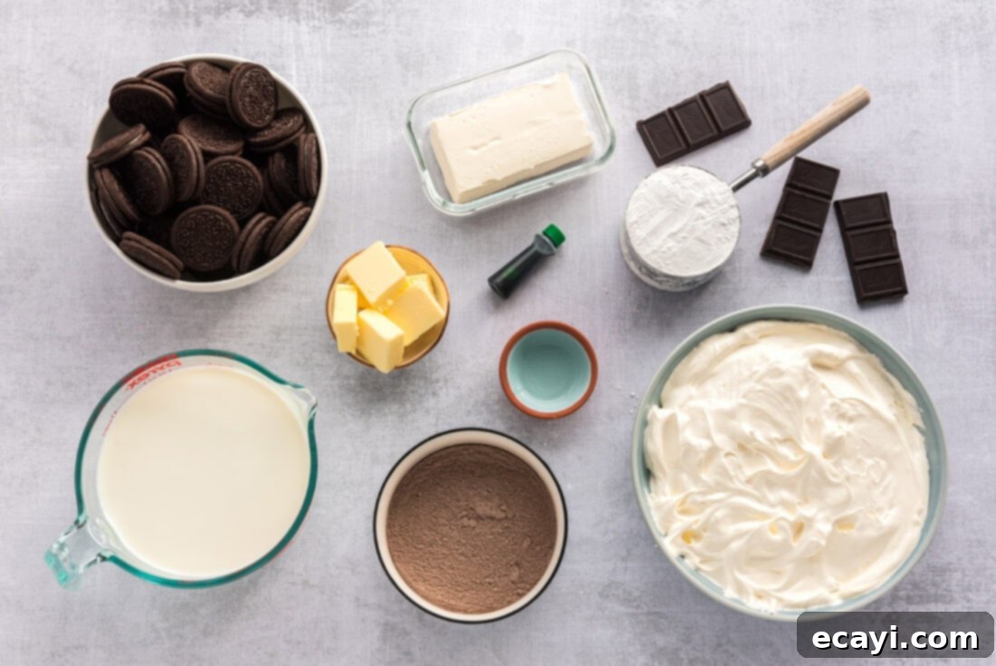 No-Bake Mint Chocolate Lasagna 4 Ingredients for Mint Chocolate Lasagna