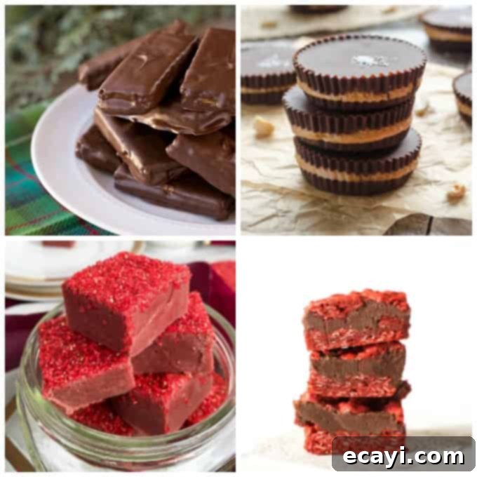Fudge, chocolate, hard candy, lollipops and more! All sorts of fun homemade candy recipes to help you celebrate Valentine's Day in the sweetest way. chocolate and fudge recipes for Valentine's Day