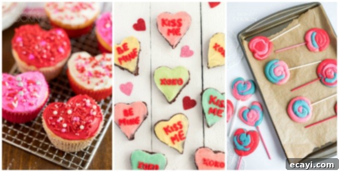 More Valentine's Day baking inspiration! Valentine's Day treats heart shaped goodies