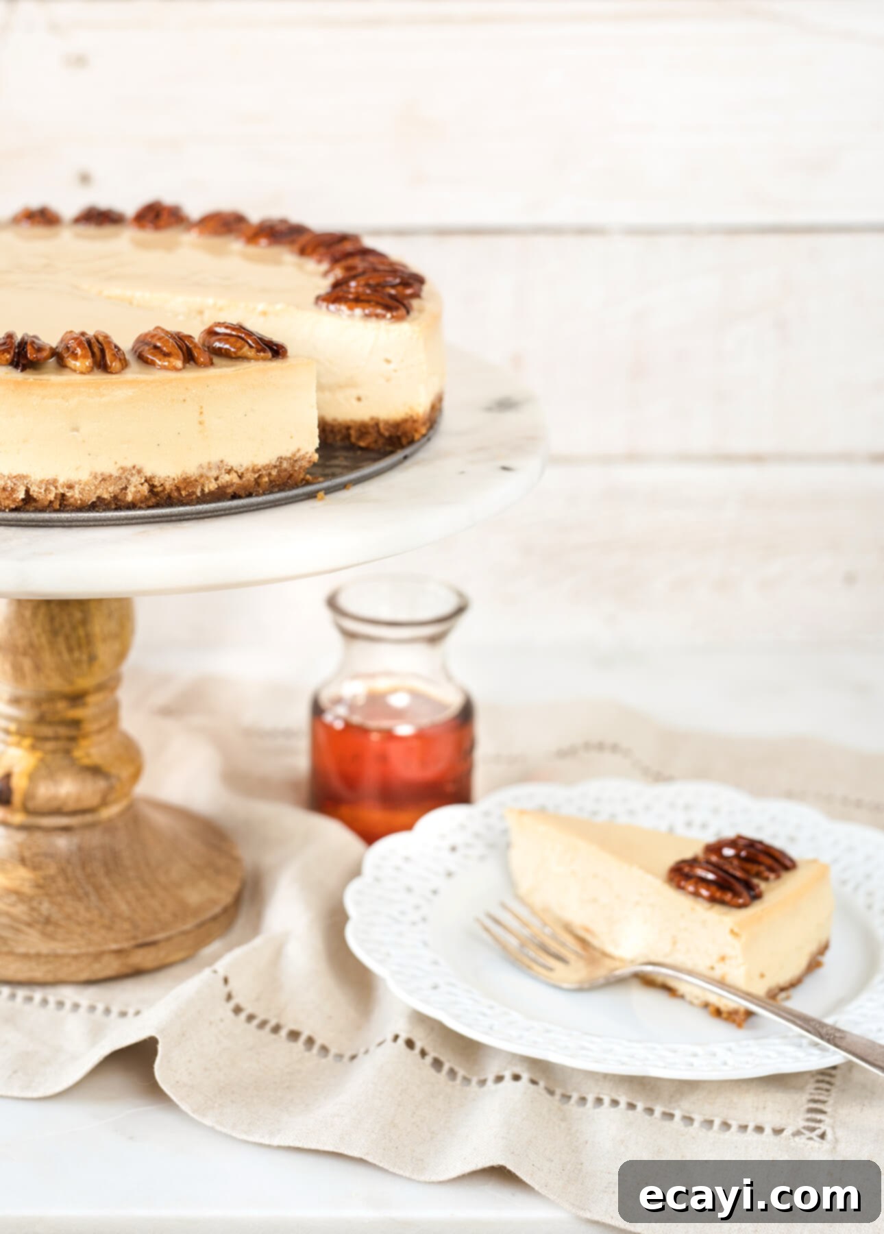 15 Maple Indulgences: Cookies, Candies, Cakes, Pies, and Beyond 15 Better-for-You Maple Cheesecake, a rich and lush maple dessert with fewer calories.