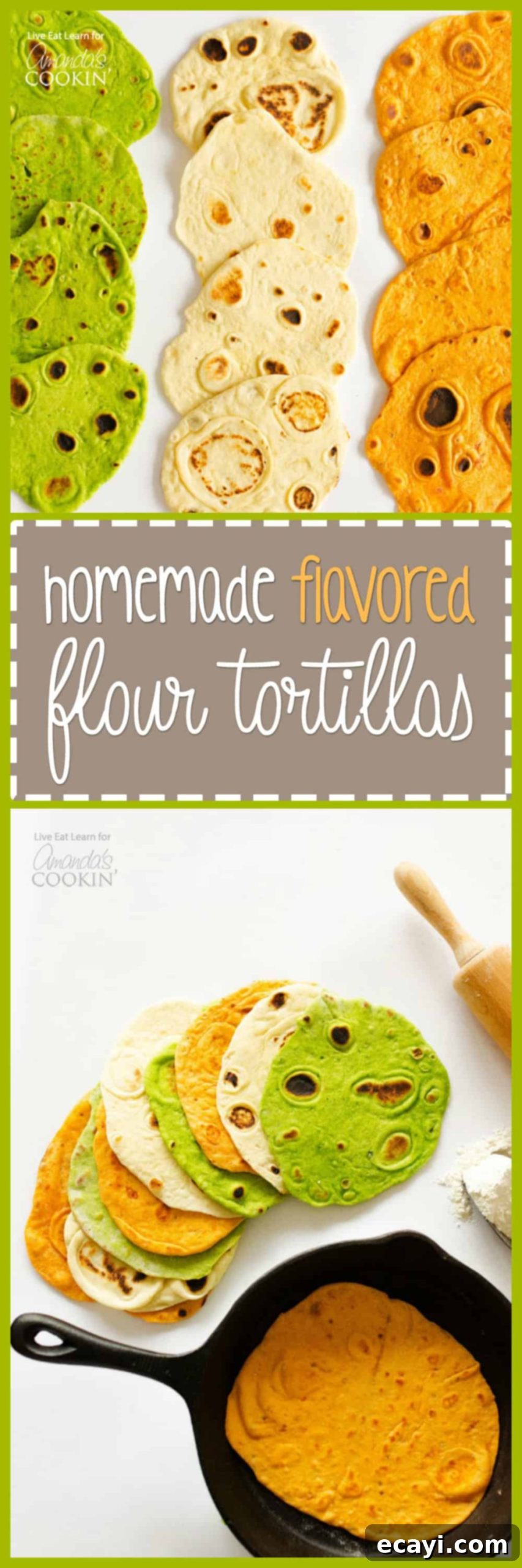 Craft Your Own Flavorful Flour Tortillas 6 Homemade Flavored Flour Tortillas