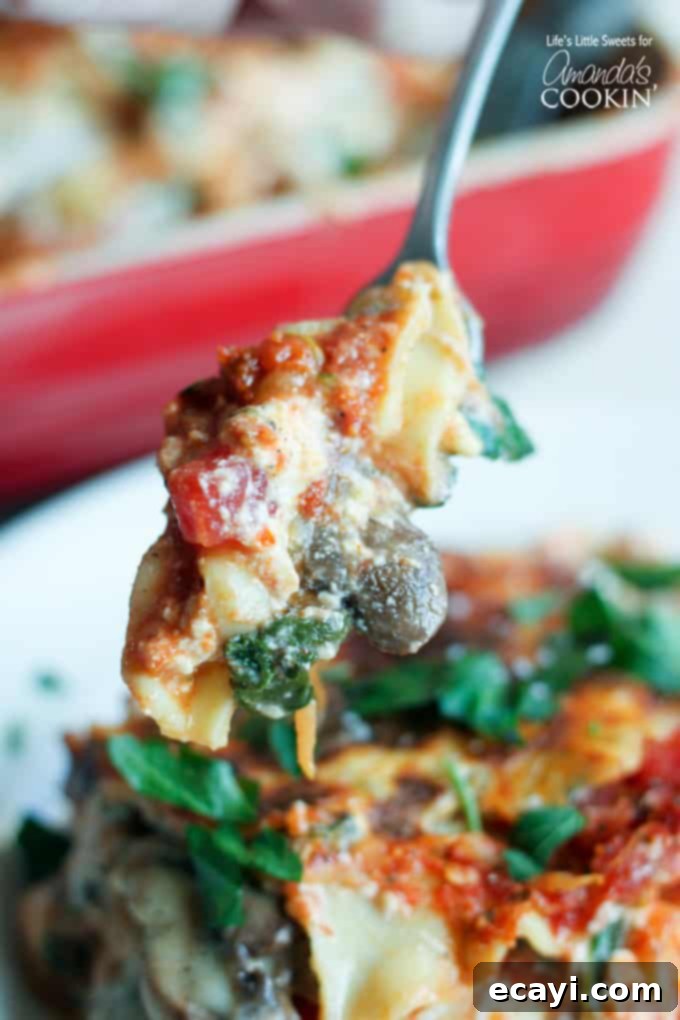 Garden Vegetable Lasagna 7 I hope you enjoy this delicious and savory veggie lasagna!