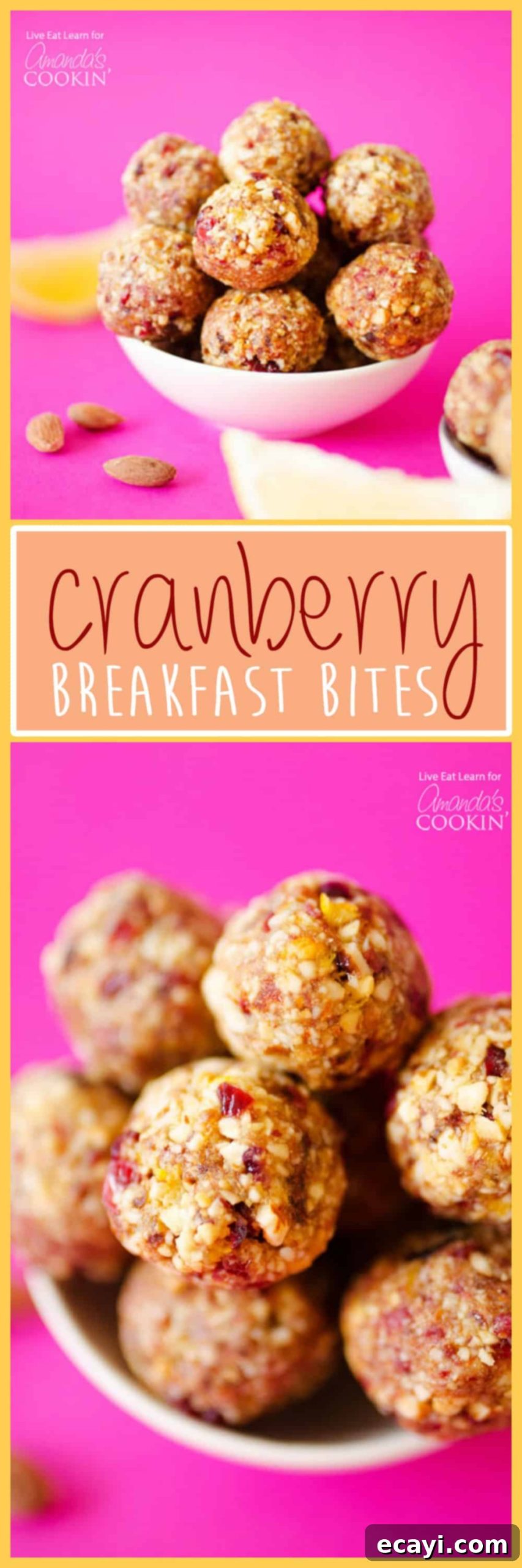 Cranberry Morning Morsels 3 pinterest image with text