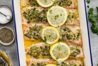Zesty Lemon Caper Salmon