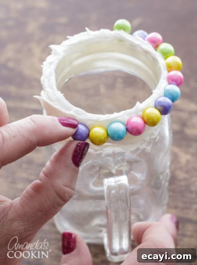 Whimsical Unicorn Freakshakes 5 Unicorn freakshakes step 1