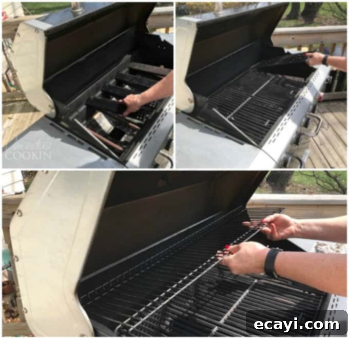 The Gas Grill Deep Clean: Restore Its Shine & Performance 9 Put all the clean parts back into and on the grill.