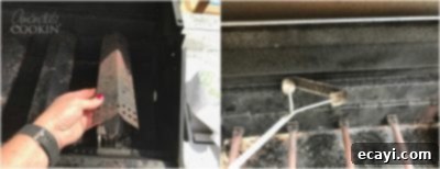 The Gas Grill Deep Clean: Restore Its Shine & Performance 14 grill grates being brushed and cleaned