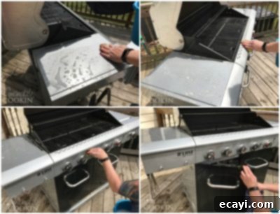 The Gas Grill Deep Clean: Restore Its Shine & Performance 20 wiping down a grill
