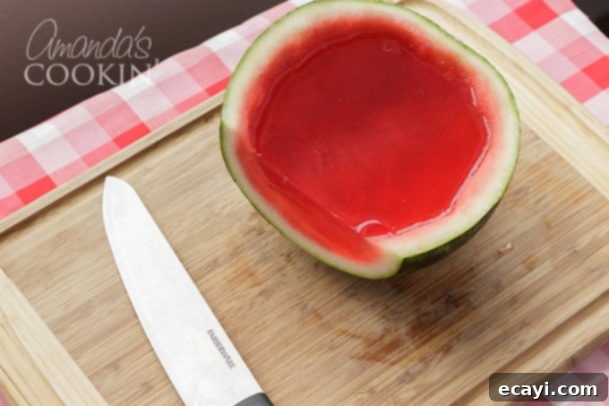 Watermelon Jello Shots: Double the Fun, Two Ways 2 cut off the ends