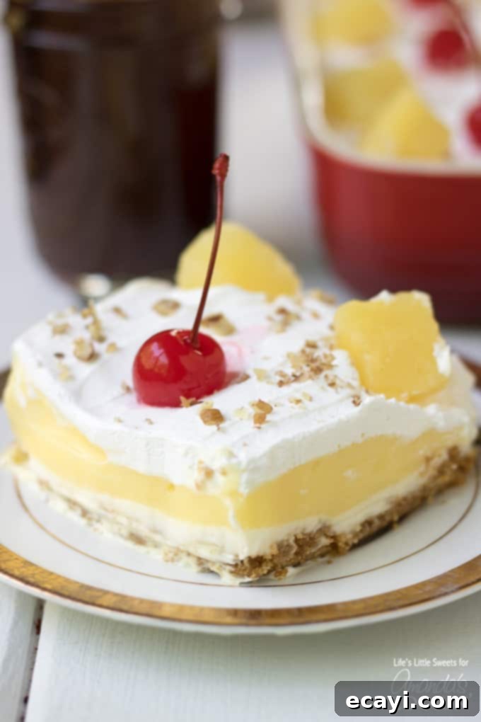 Decadent Banana Split Treat 4 An easy one pan dessert - Banana Split Dessert