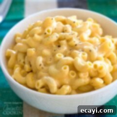 Dreamy Crockpot Mac and Cheese 2 bowl of macaroni and cheese