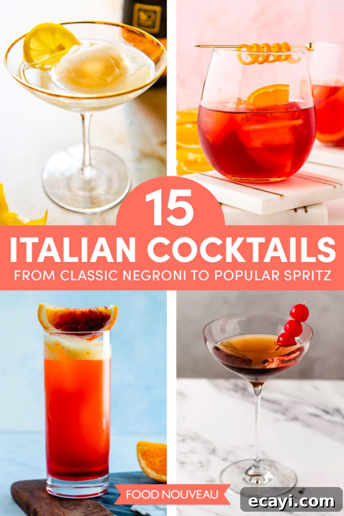 Italian Cocktails: 15 Drinks Inspired by Italy 2 15 Classic and Creative Italian Cocktails, from the Negroni to the Spritz - A comprehensive collection for every palate.