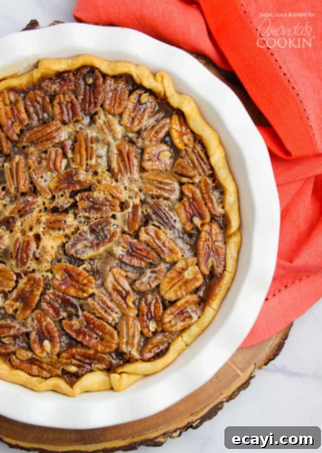 Classic Pecan Pie 3 Delicious homemade pecan pie recipe perfect for Thanksgiving and holiday entertaining.