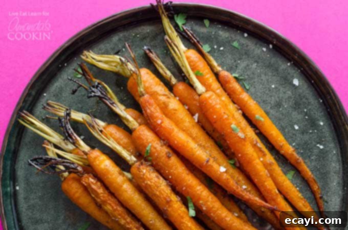 Slow-Cooked Balsamic Glazed Carrots 4 Balsamic Carrots cooking in the slow cooker