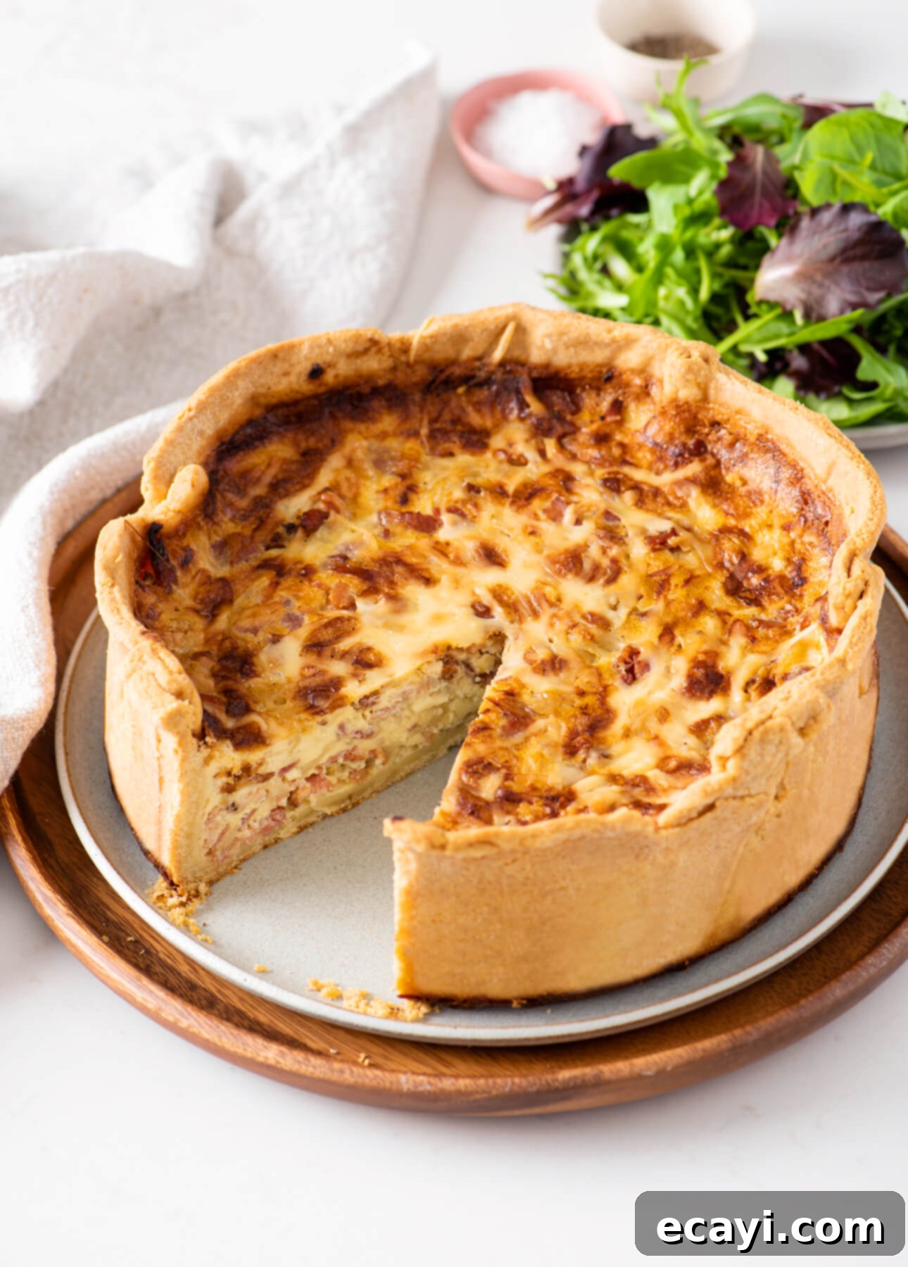 The Ultimate Quiche Lorraine 14 Classic Deep-Dish Quiche Lorraine // FoodNouveau.com