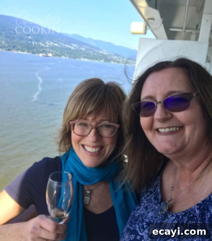 Key West Kiss Martini 4 Two friends, Jackie and Amanda, enjoying their Alaskan Cruise journey with Princess Cruises