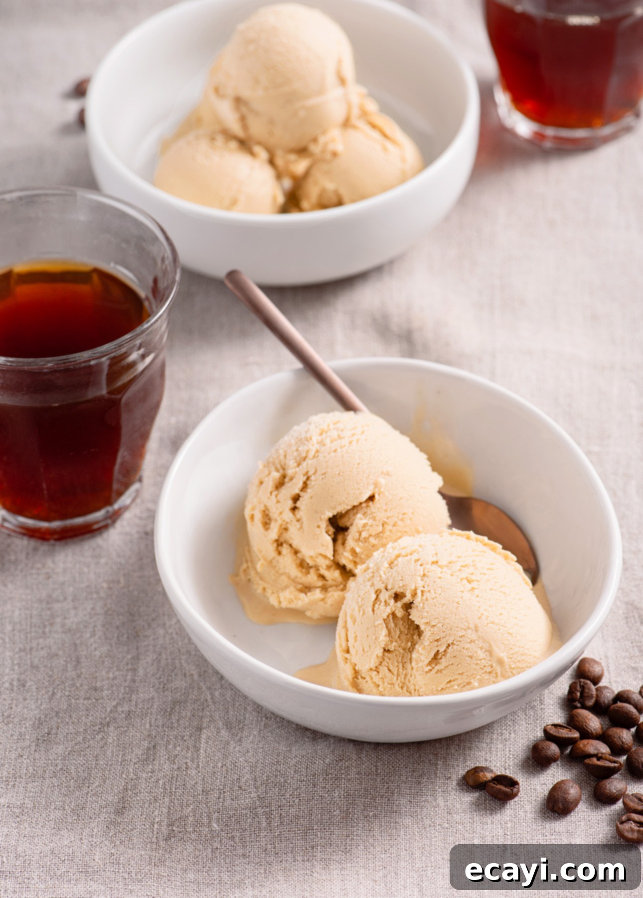 Rich Coffee Gelato 4 Homemade Coffee Gelato (Gelato al Caffè) // FoodNouveau.com