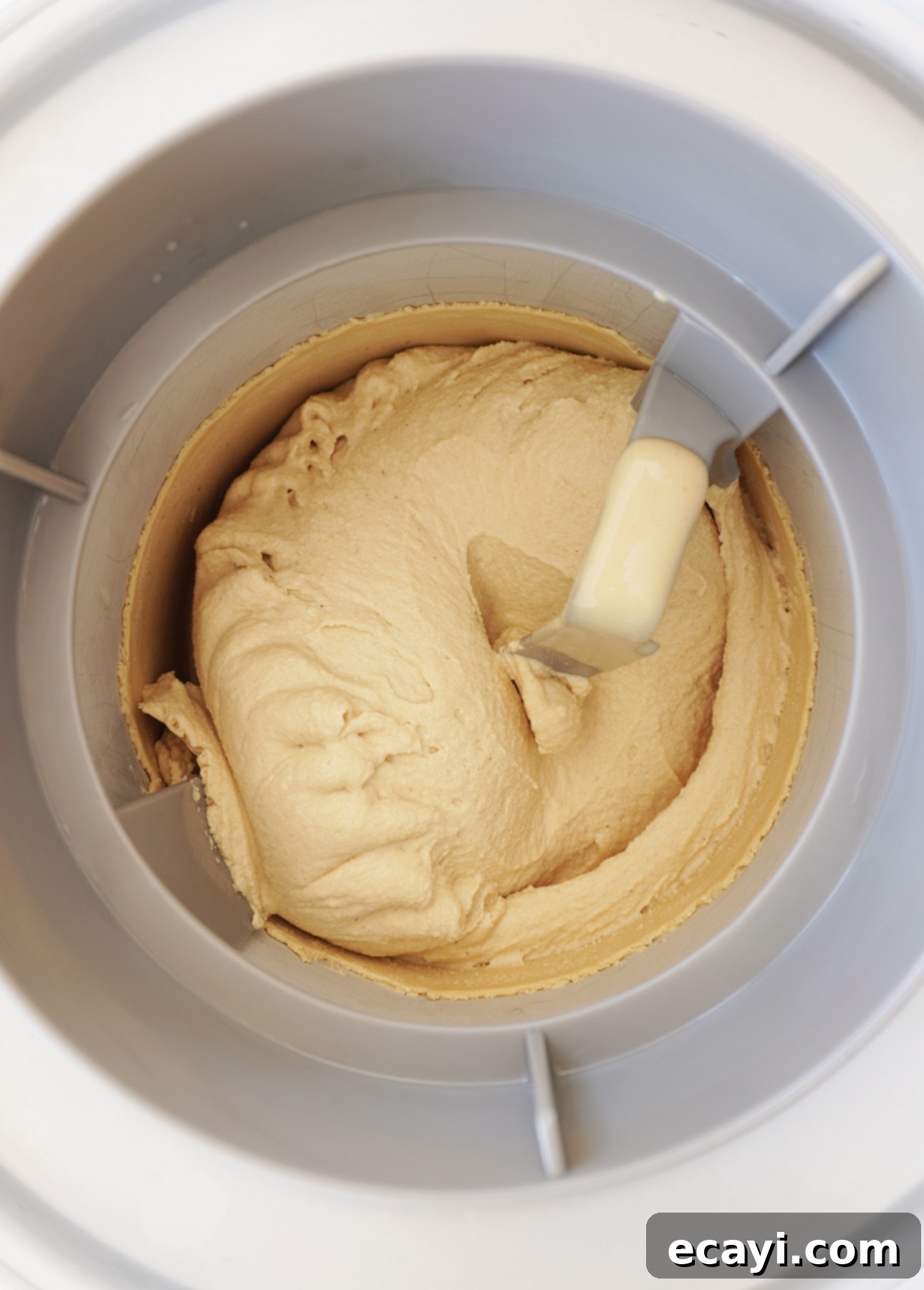 Rich Coffee Gelato 7 Freshly churned homemade coffee gelato (gelato al caffè) // FoodNouveau.com