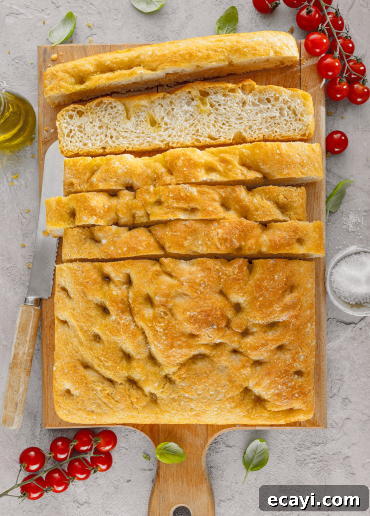 Bake Perfect No-Knead Focaccia Effortlessly 14 Extremely Easy, No-Knead Focaccia Recipe // FoodNouveau.com