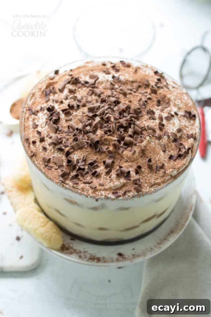This Tiramisu Trifle Dessert is always a hit! Tiramisu Trifle Dessert