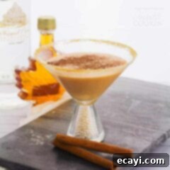 Spiced Pumpkin Dream 5 A delicious Pumpkin Pie Martini, ideal for autumn festivities.